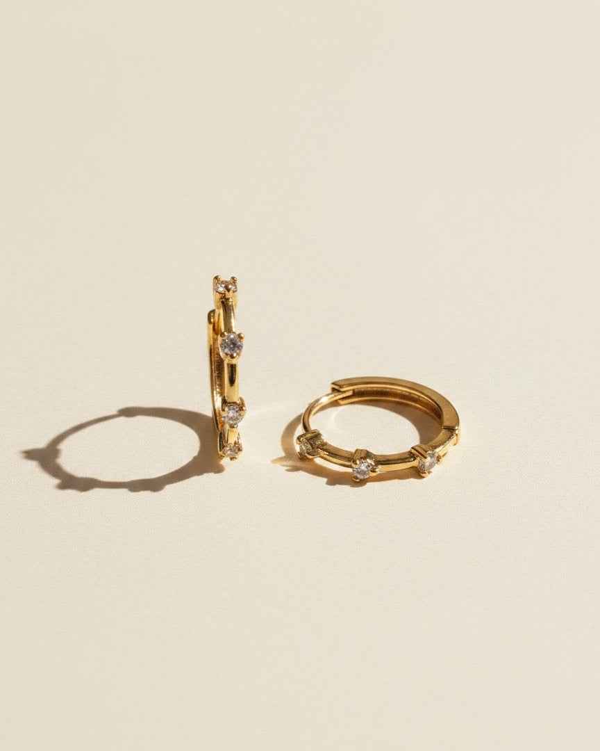 The Anisah Hoops - Gold