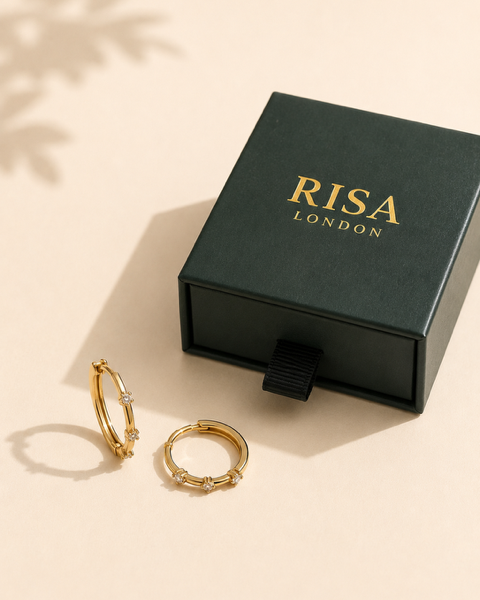 The Anisah Hoops - Gold