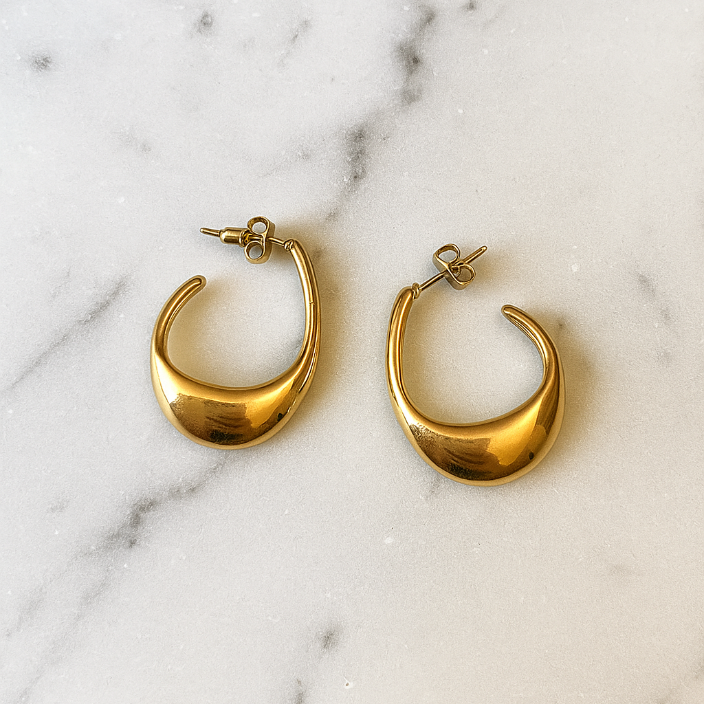 Soluna Hoops - Gold