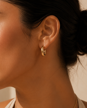 Classic hoop - Gold