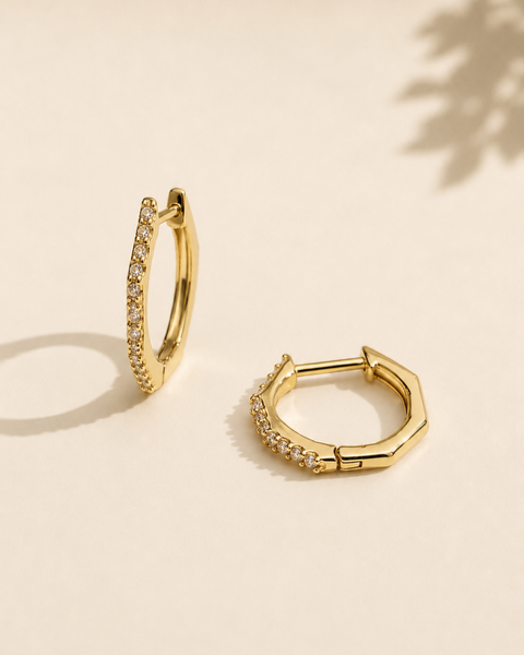 Diana Hoops - Gold