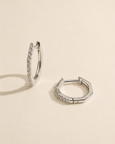 Diana Hoops - Silver