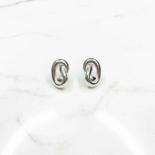 Aria Knot Studs - Silver