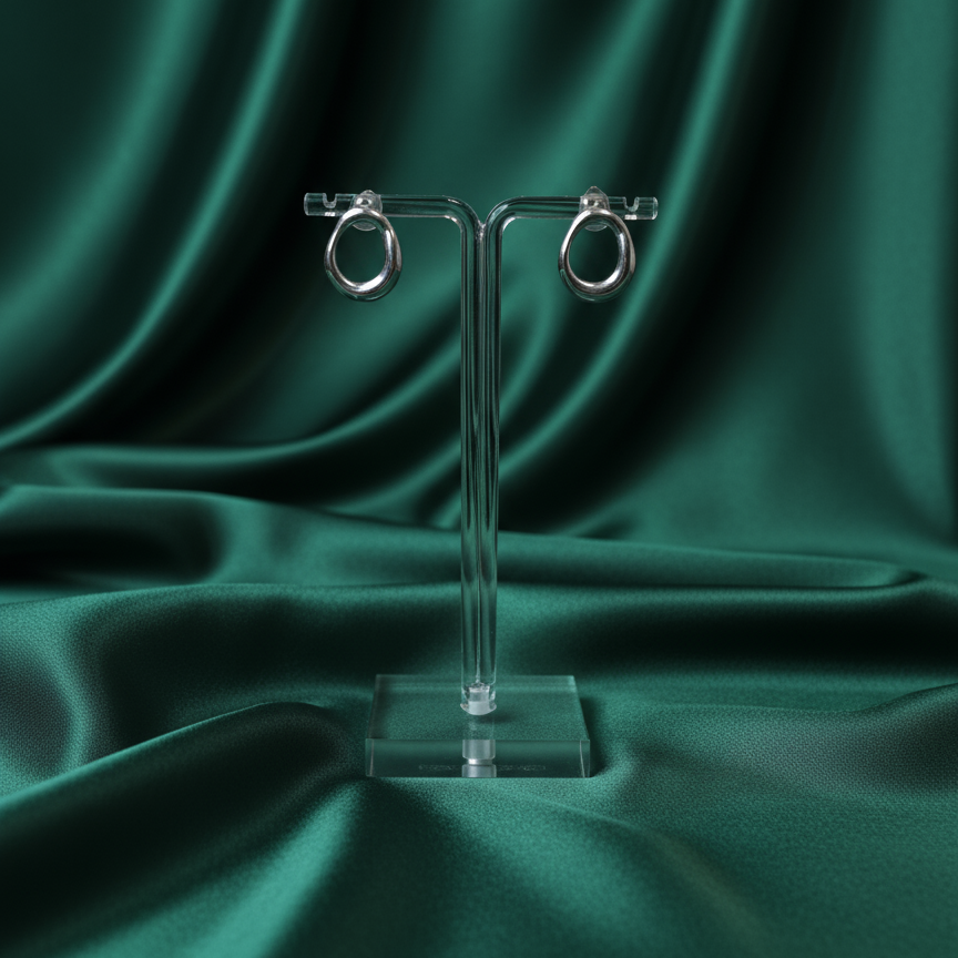 Elan Loop Studs - Silver