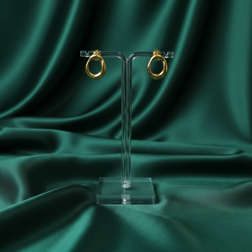 Elan Loop Studs - Gold