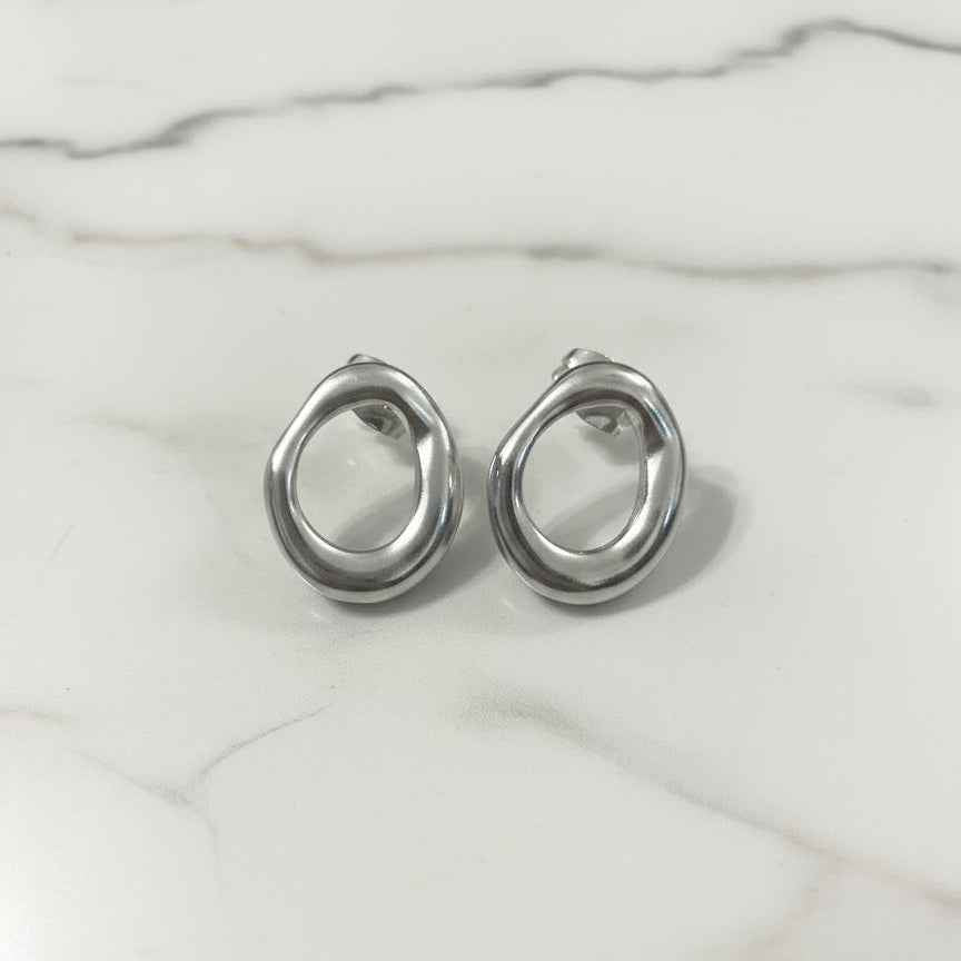 Elan Loop Studs - Silver