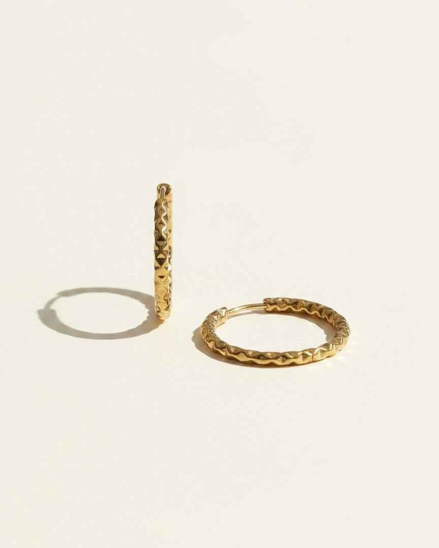 Shona Large Hoops - Gold