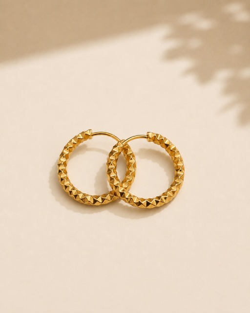 Shona Large Hoops - Gold