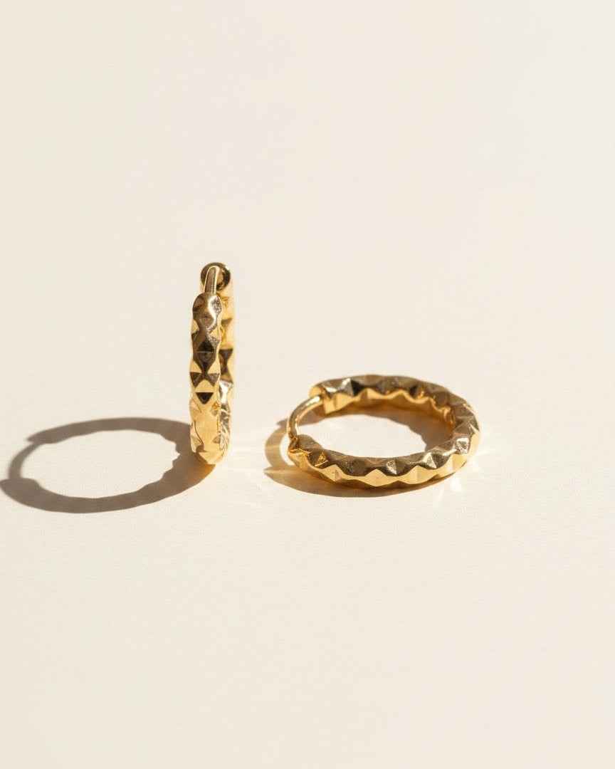Shona Mini Hoops - Gold